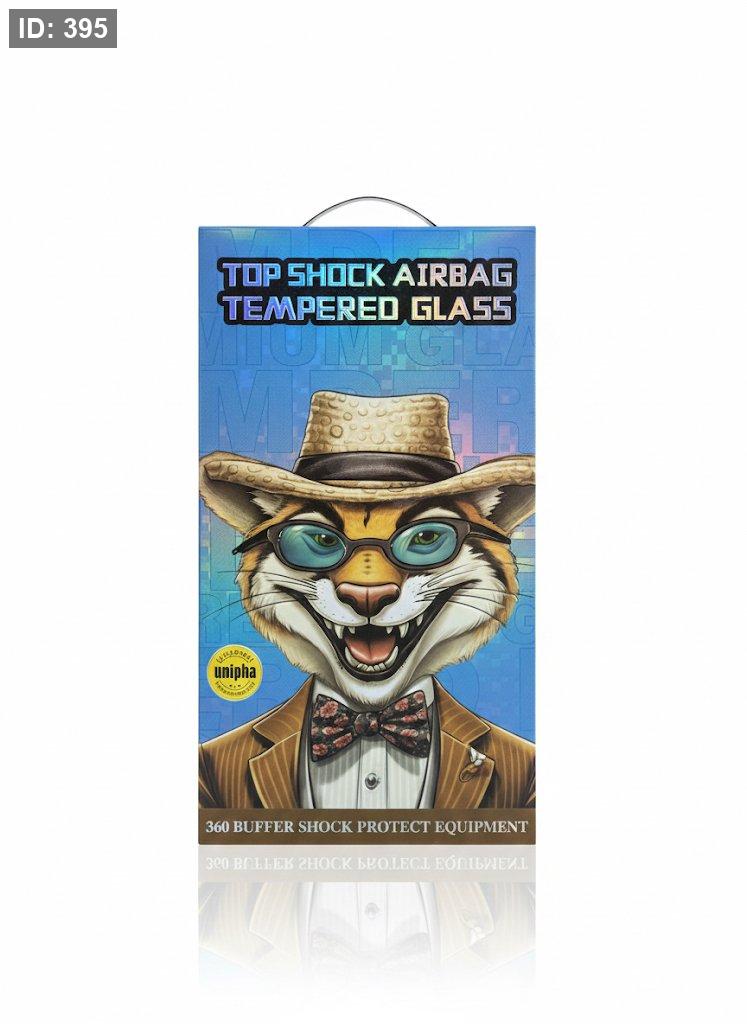 Top Shock Airbag Tempered Glass زجاج