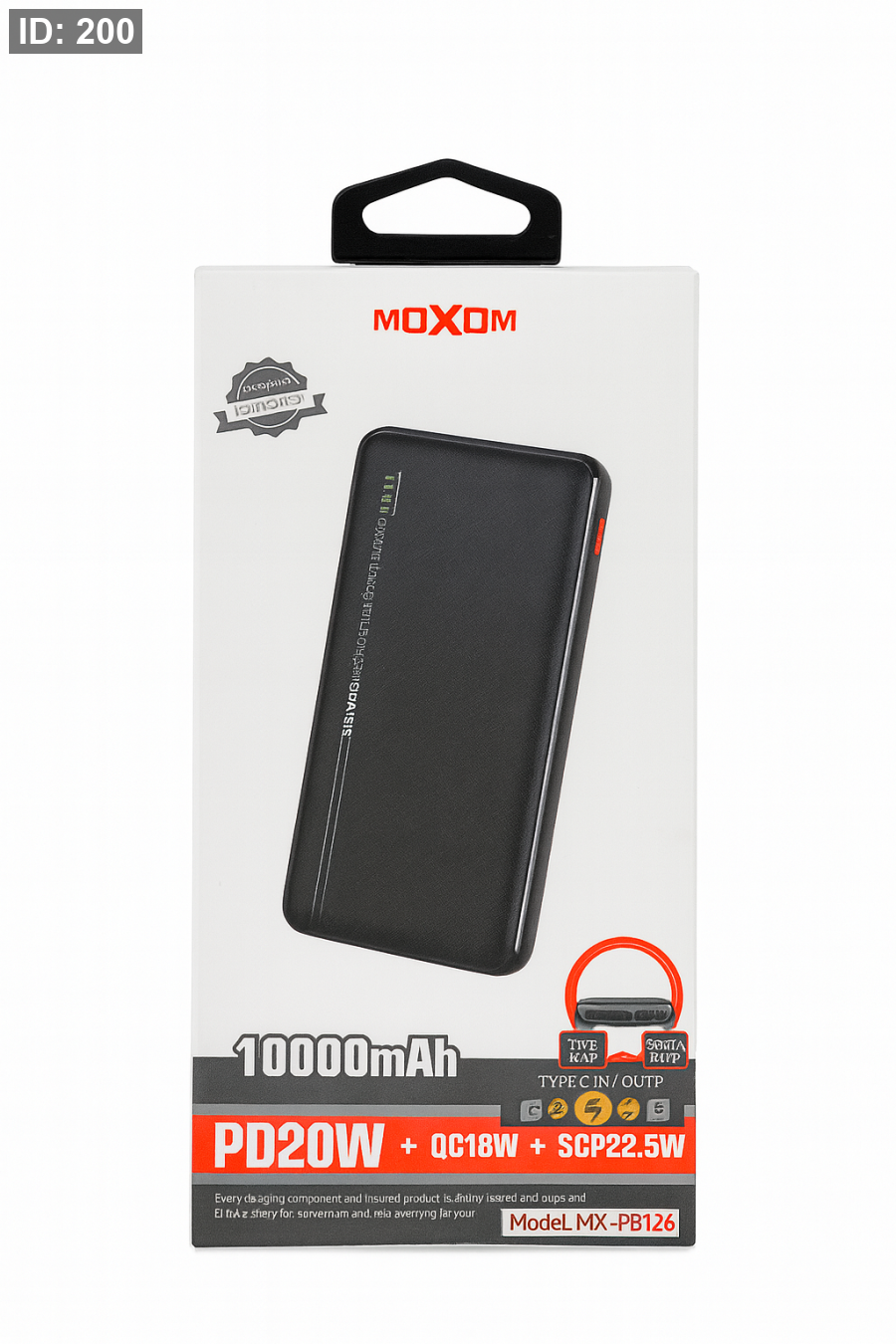 MOXOM 10000mAh PD20W + QC18W + SCP22.5W