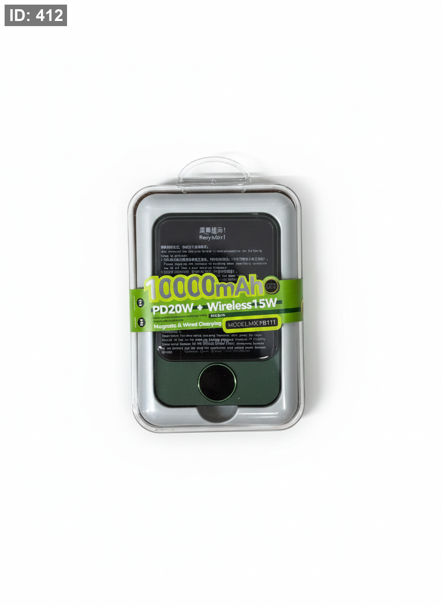 Power Bank 10000mAh PD20W + Wireless 15W – Model: MX-PB111