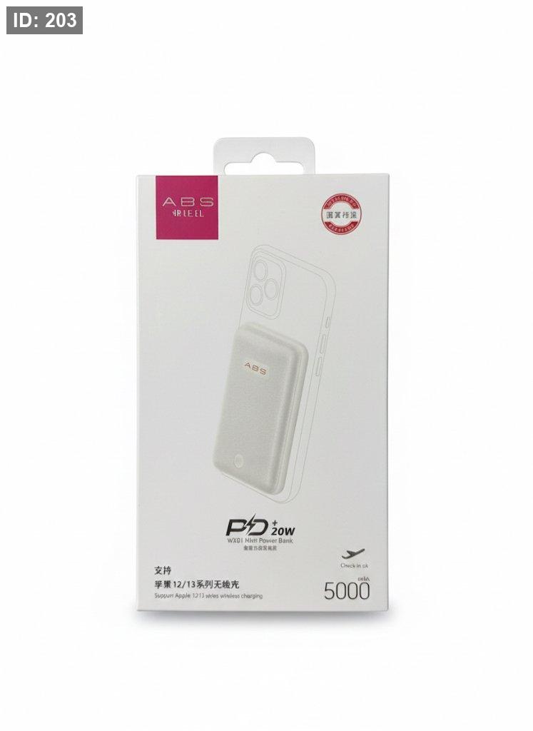ABS 5000mAh Magnetic PD+20W