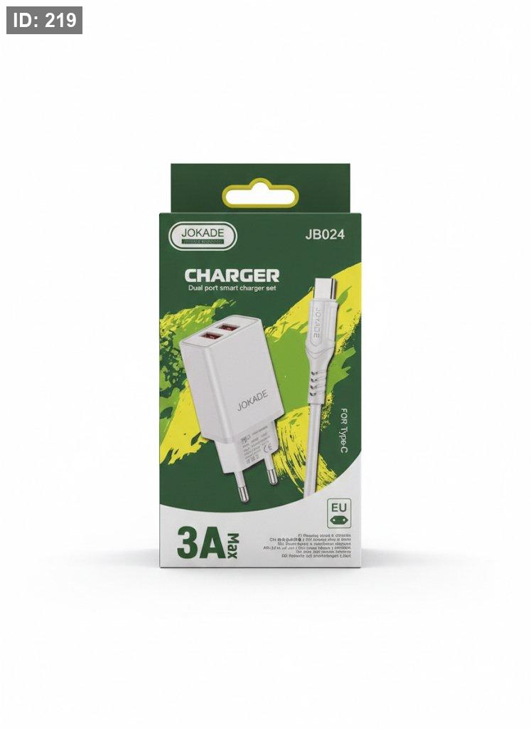 Jokade 3A USB-C - JB024