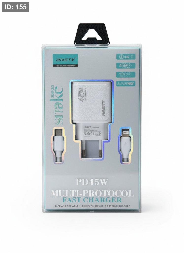 ANSTY PD 45W Multi‑Protocol Fast Charger