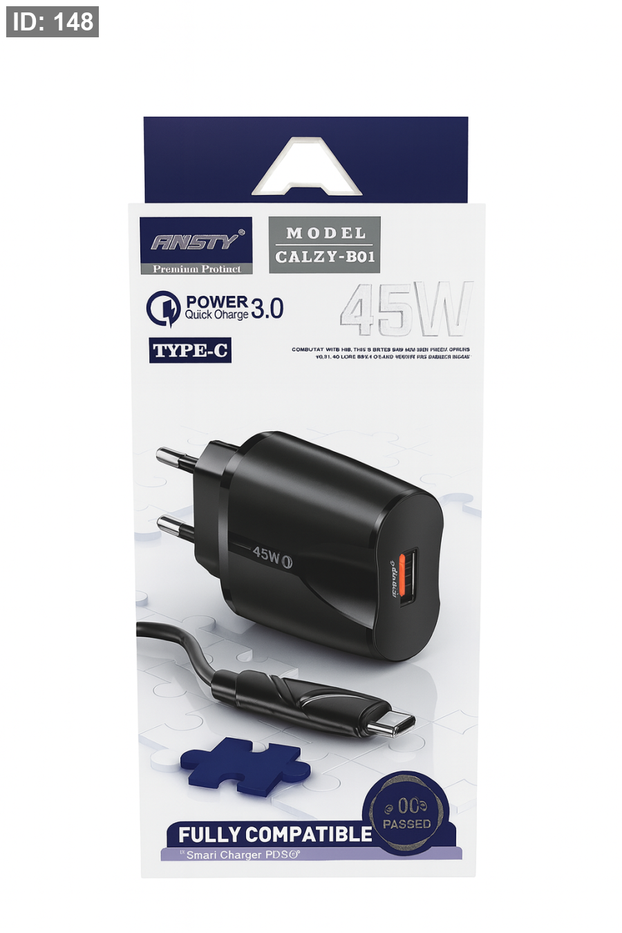 ANSTY CALZY‑B01 45W Quick Charge 3.0 Type‑C