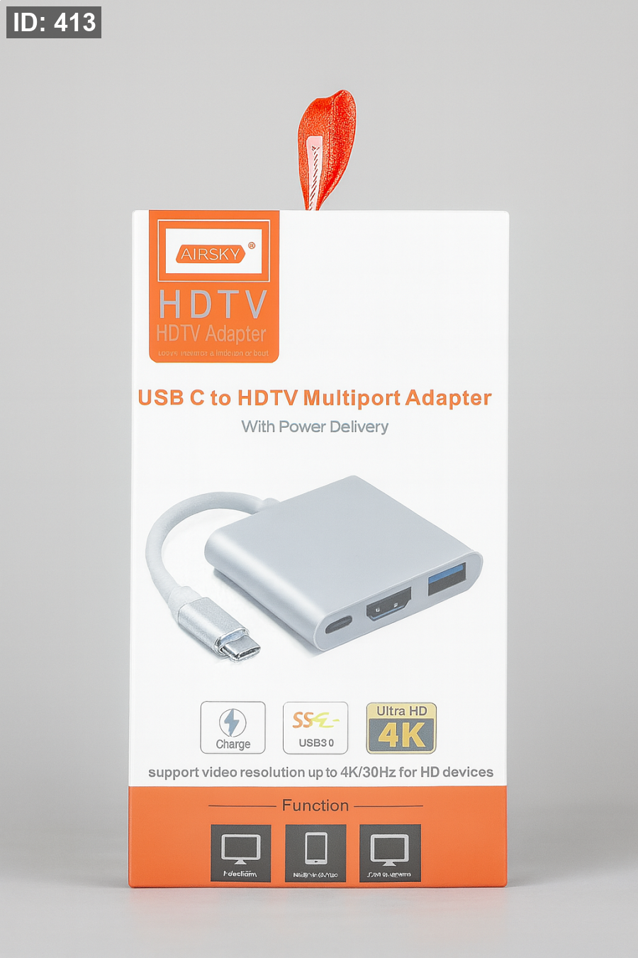 USB-C to HDTV Multiport Adapter with Power Delivery – AIRSKY