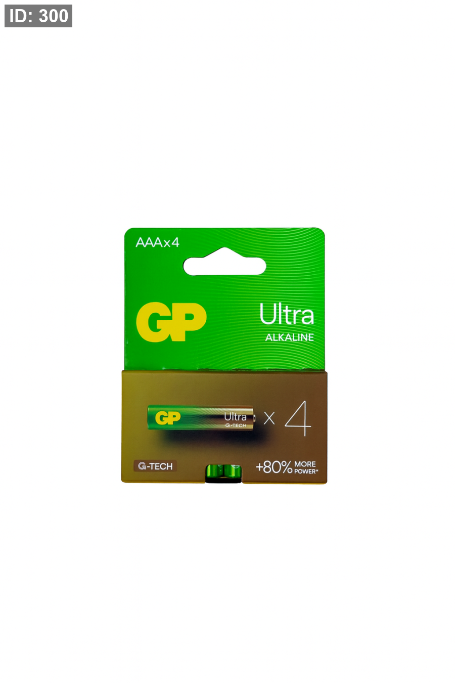 GP Ultra Alkaline AAA × 4 Units