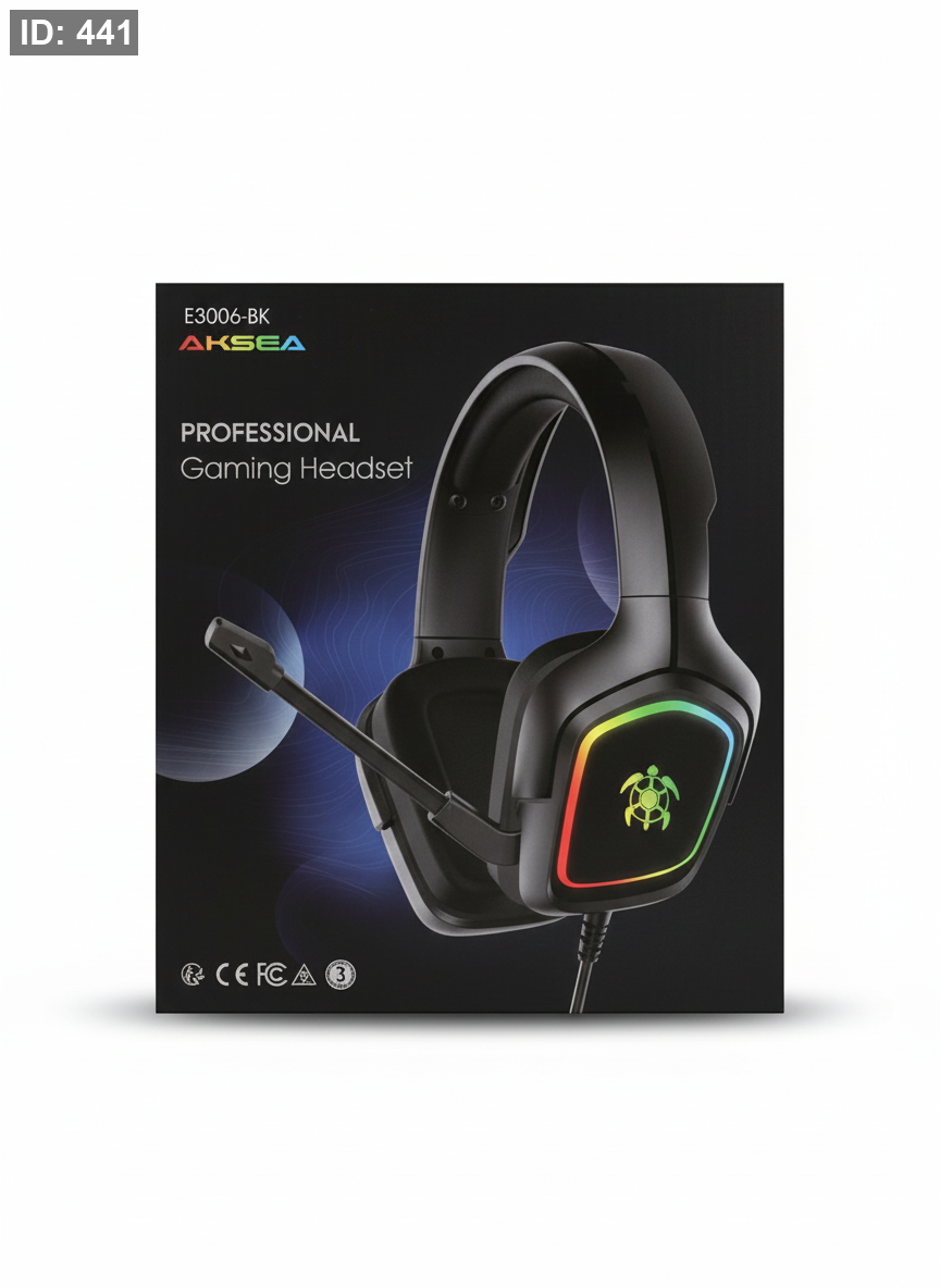 AKSEA Gaming Headphone E3006-BK