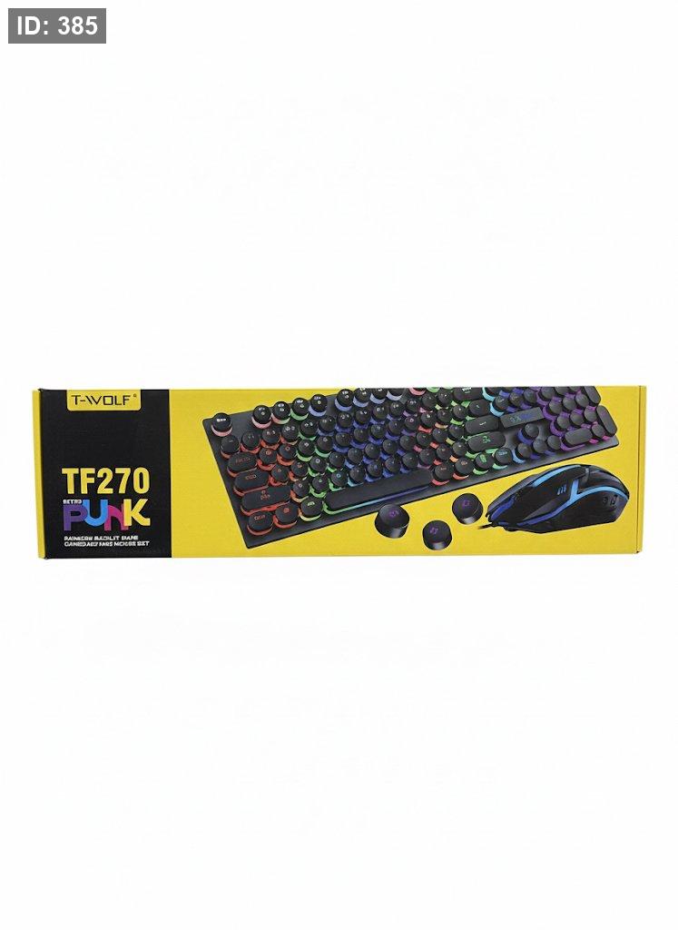T‑WOLF TF270 Gaming Keyboard and Mouse Set